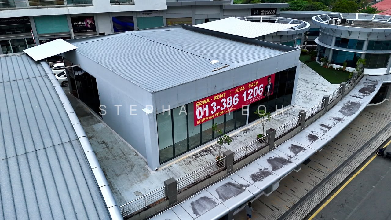 SHOP LOT RENT AT JELUTONG BUKIT GAMBIR THE PALAZZIA BU: 4,400sf HIGH EXPOSURE UNIT